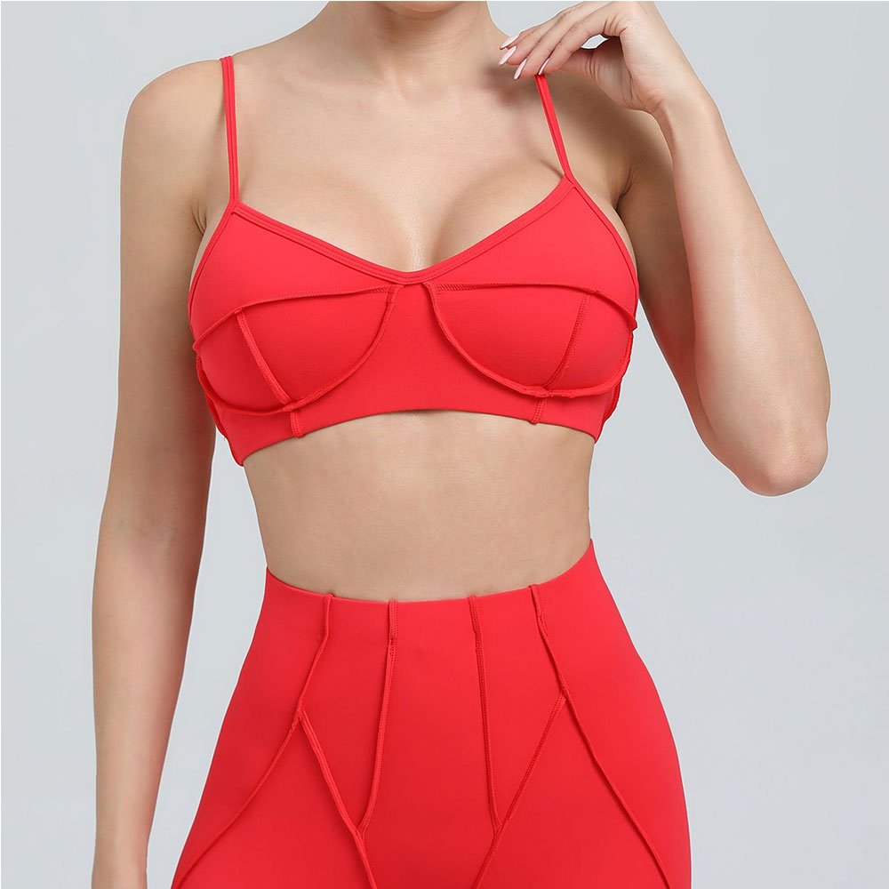 Yoga Fitness Logo - Reggiseno Sportivo Anti-Sudore, Top Fitness per