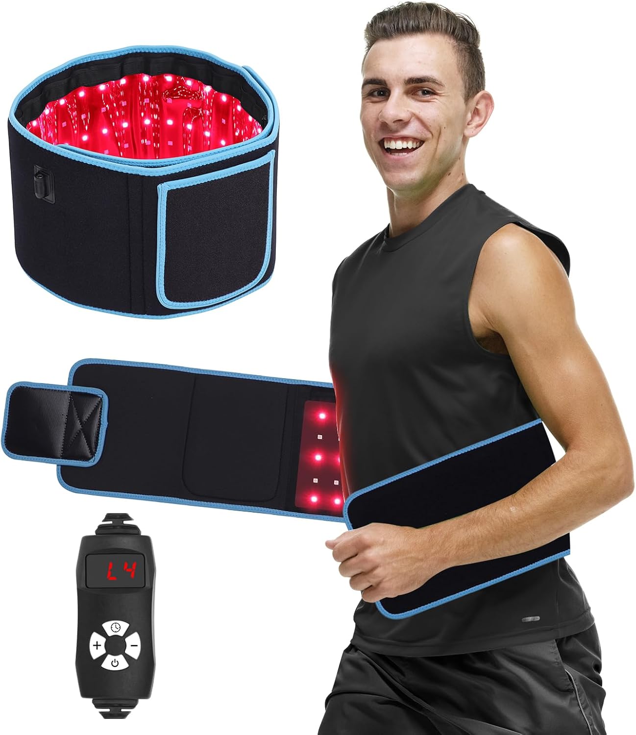 Weight Lifting Belt - Cintura per massaggio con fototerapia a