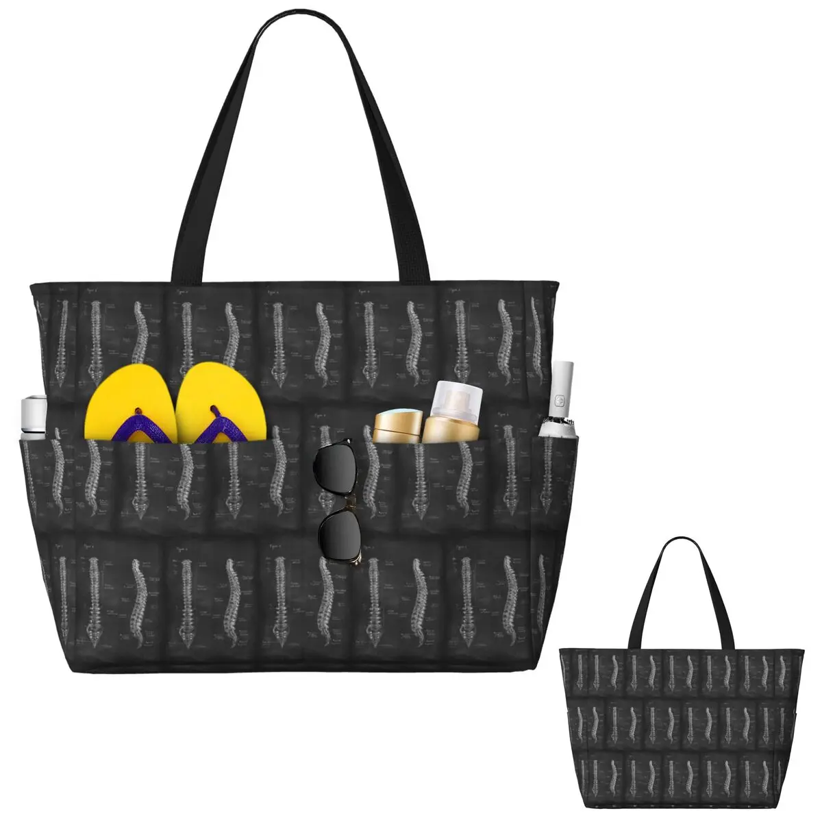 Yoga Anatomy Of Fitness - Borsa tote grande da donna con