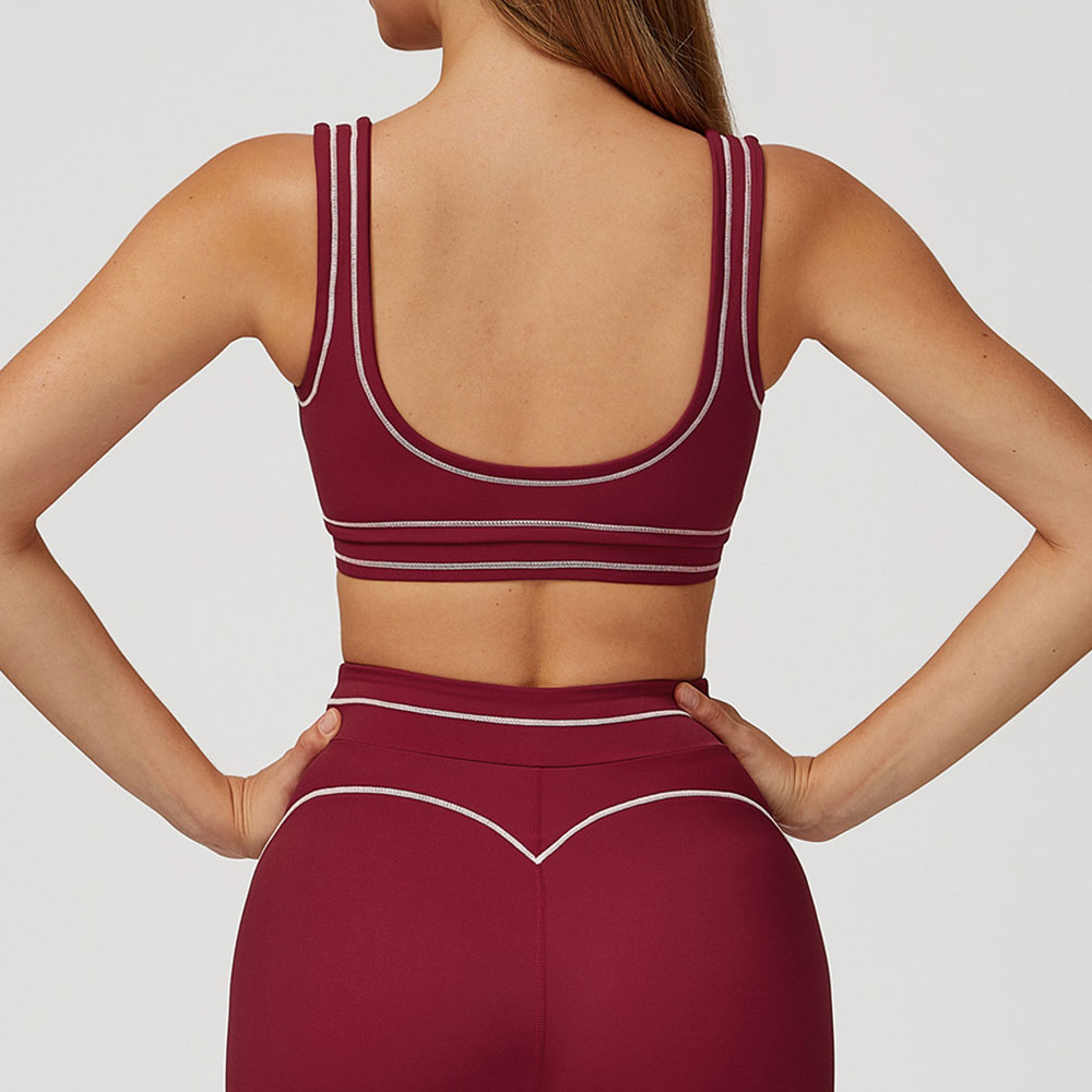 Yoga Fitness Logo - JUREN Reggiseno Sportivo Traspirante da Donna,