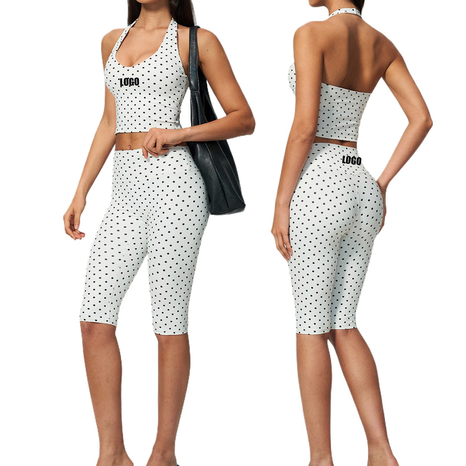 Yoga Fitness Logo - Abbigliamento yoga da donna con LOGO