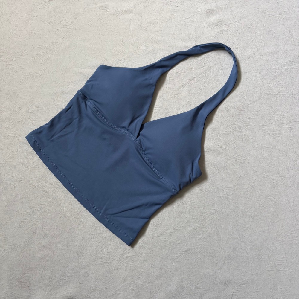 Top con scollo a V e logo, con - Yoga Fitness Mat recensione e prezzo