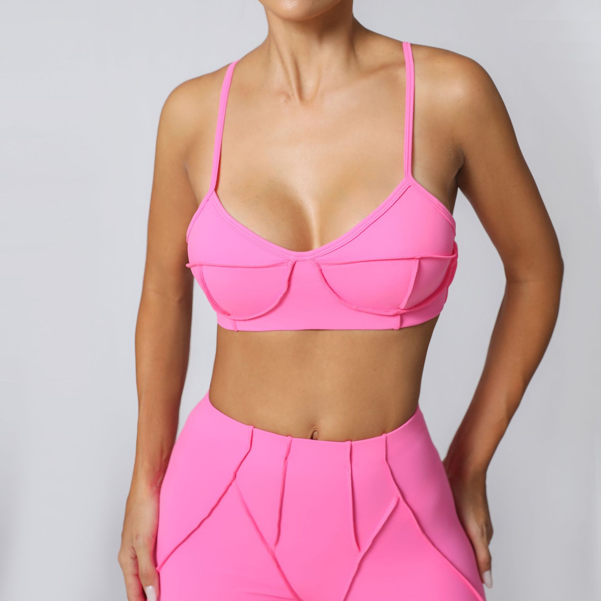 Reggiseno Sportivo Anti-Sudore - Yoga Fitness Logo recensione e prezzo