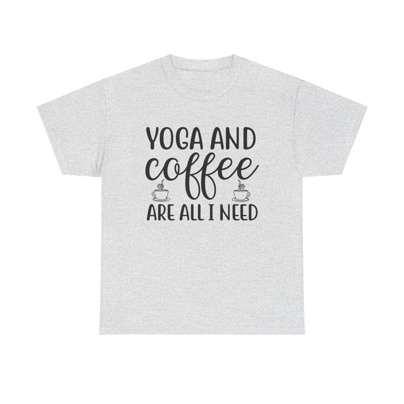 Maglietta yoga e caffè diverte - Yoga Fitness Quotes recensione e prezzo