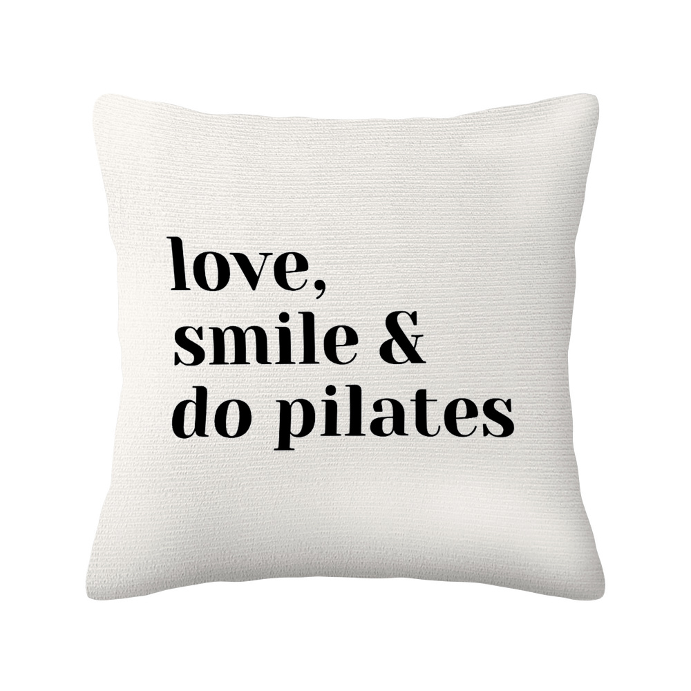Fodera per Cuscino Love Smile  - Yoga Fitness Quotes recensione e prezzo