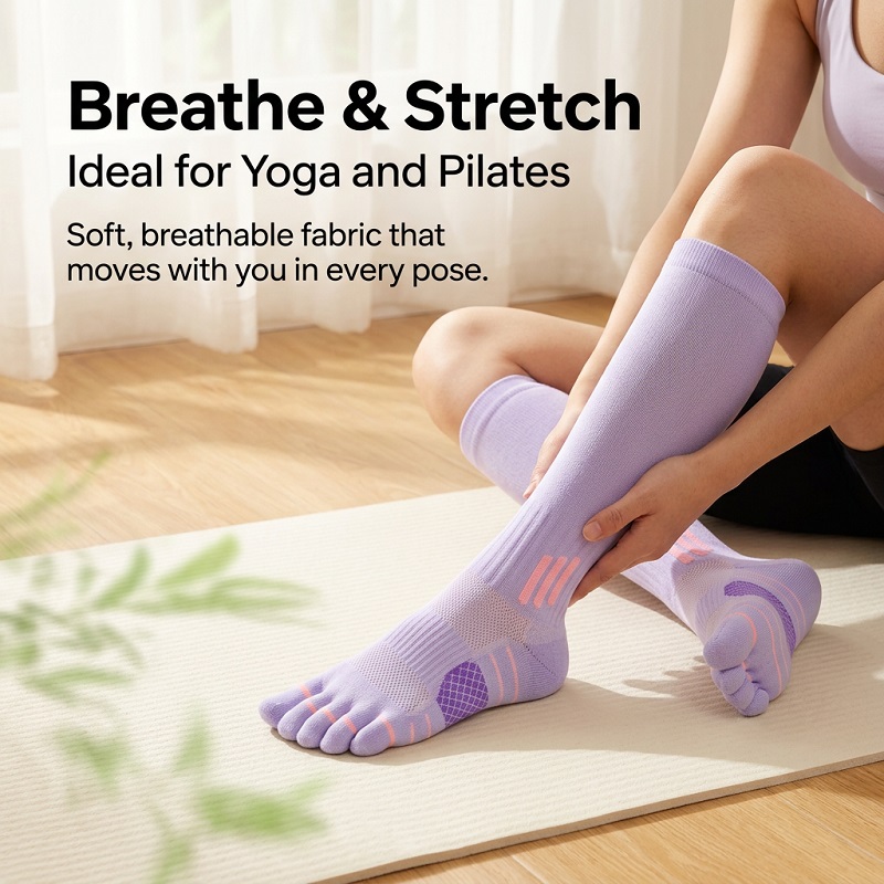 1/6 Paia di Calze Lunghe da Do - Yoga & Fitness With Faye The Well Being Studio Abbots Langley recensione e prezzo