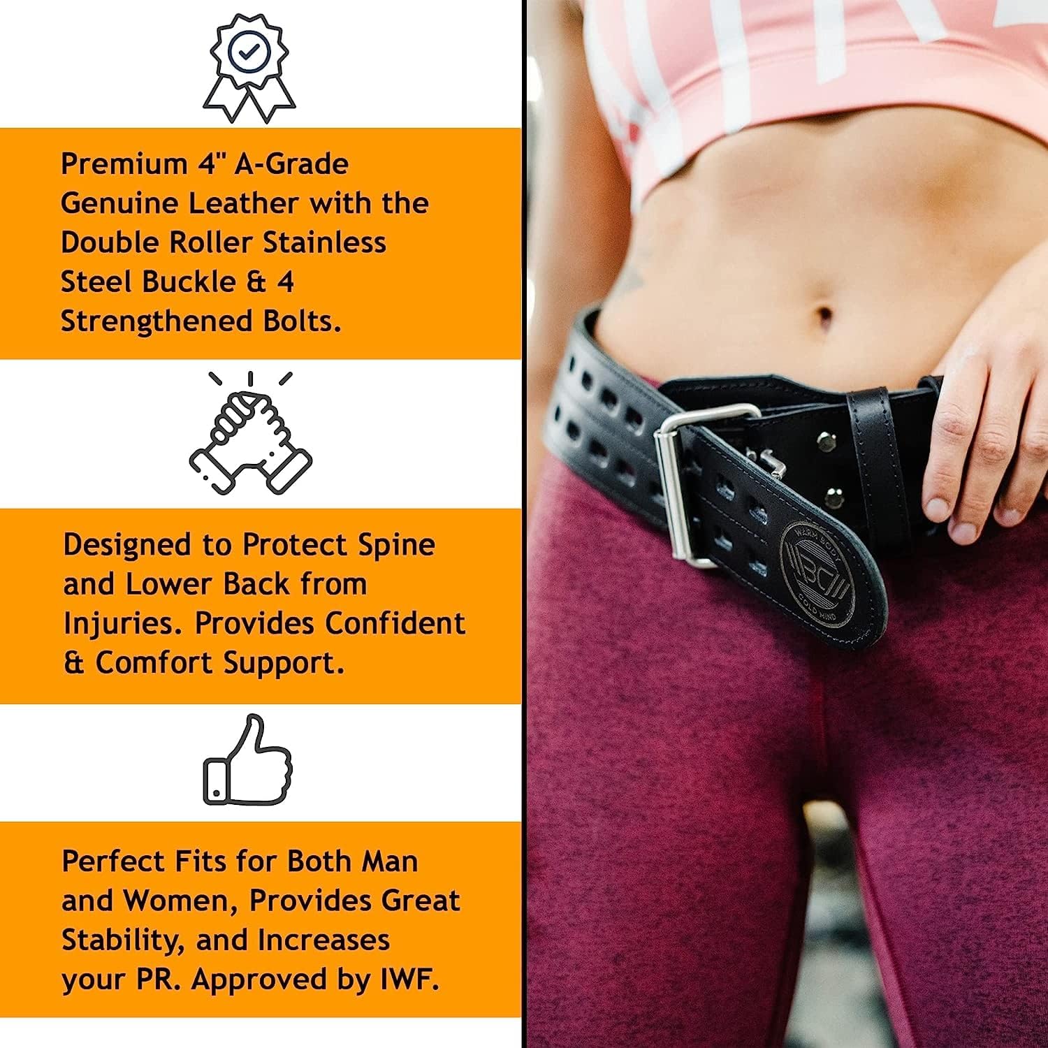 Cintura in Pelle per Sollevame - Weight Lifting Belt recensione e prezzo