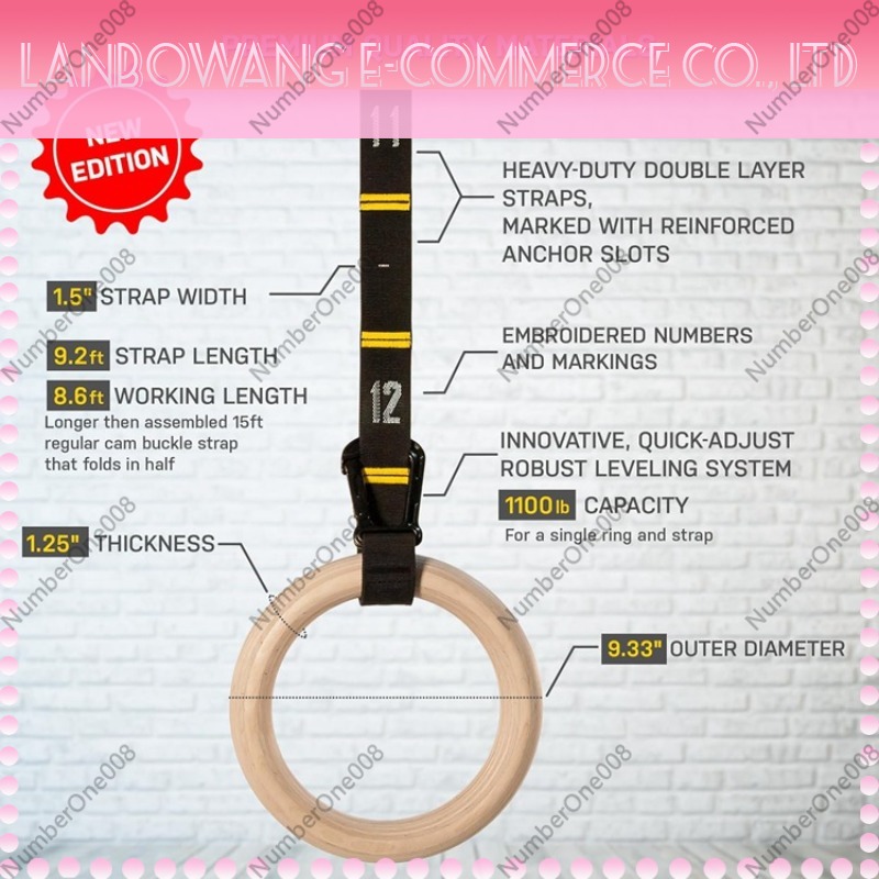 Anelli da Ginnastica in Legno  - Gymnastics Rings recensione e prezzo