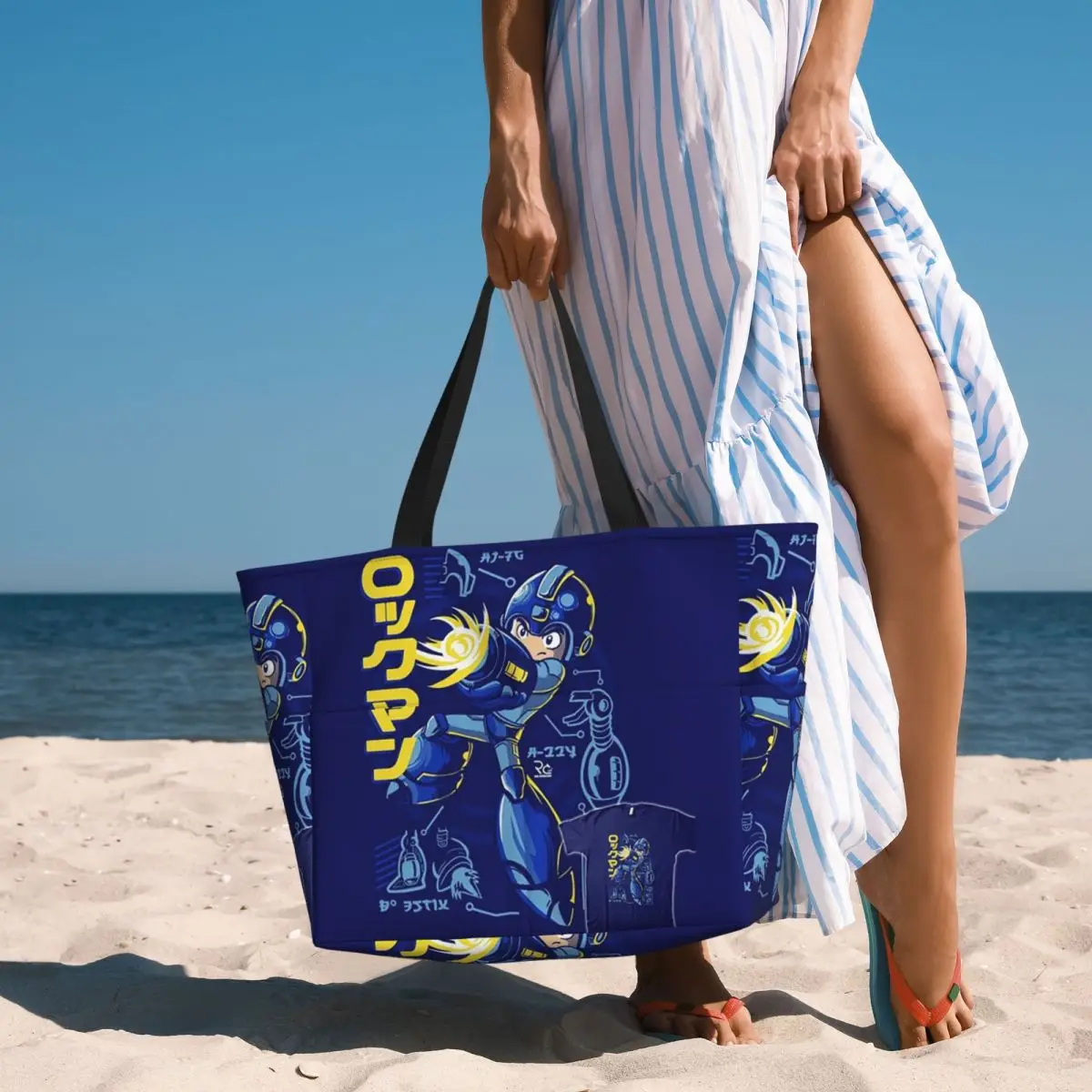 Borsa tote da spiaggia Mega Ma - Yoga Fitness Videos Free recensione e prezzo